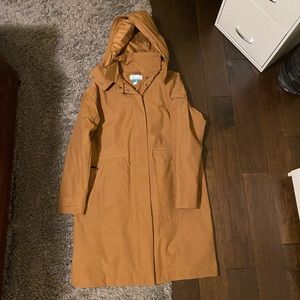 Columbia Tan Womens Parka Size Large NEW